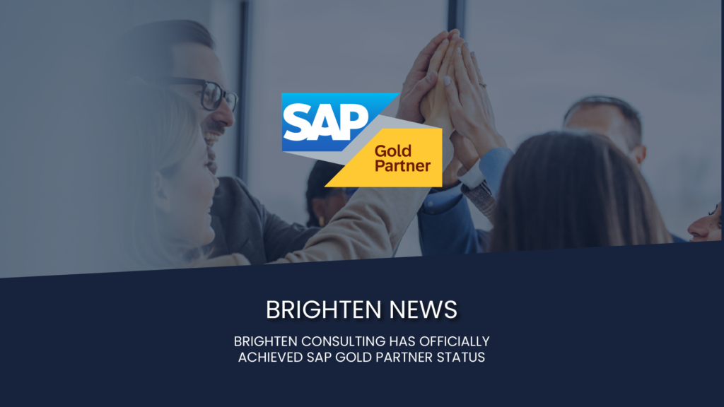Brighten Achieves SAP Gold Partner Status – Brighten